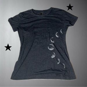 Gray and White MoonPhase Shirt
